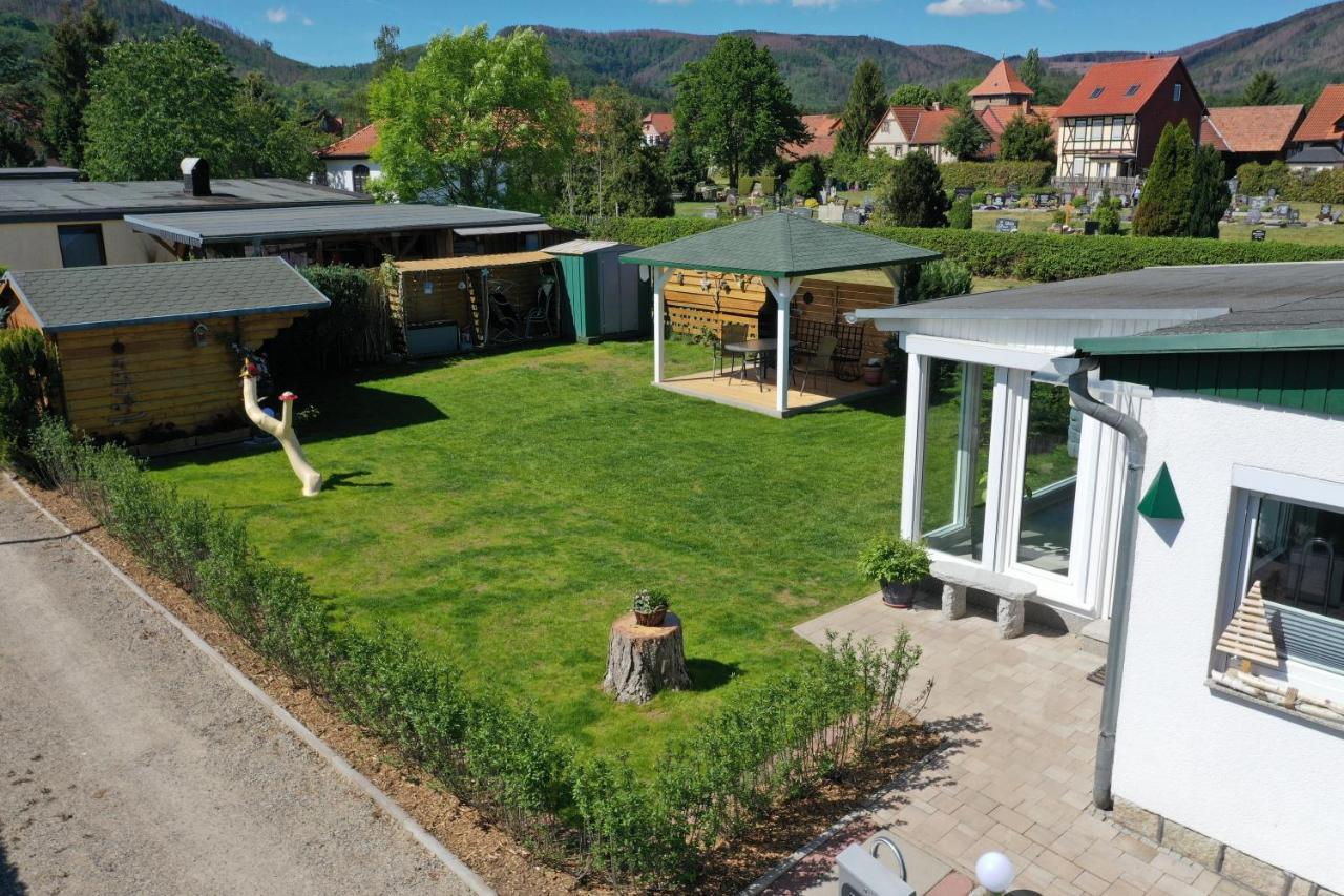 Ferienhaus Zur Lehns Mit Garten Am Harz Ilsenburg Exterior foto