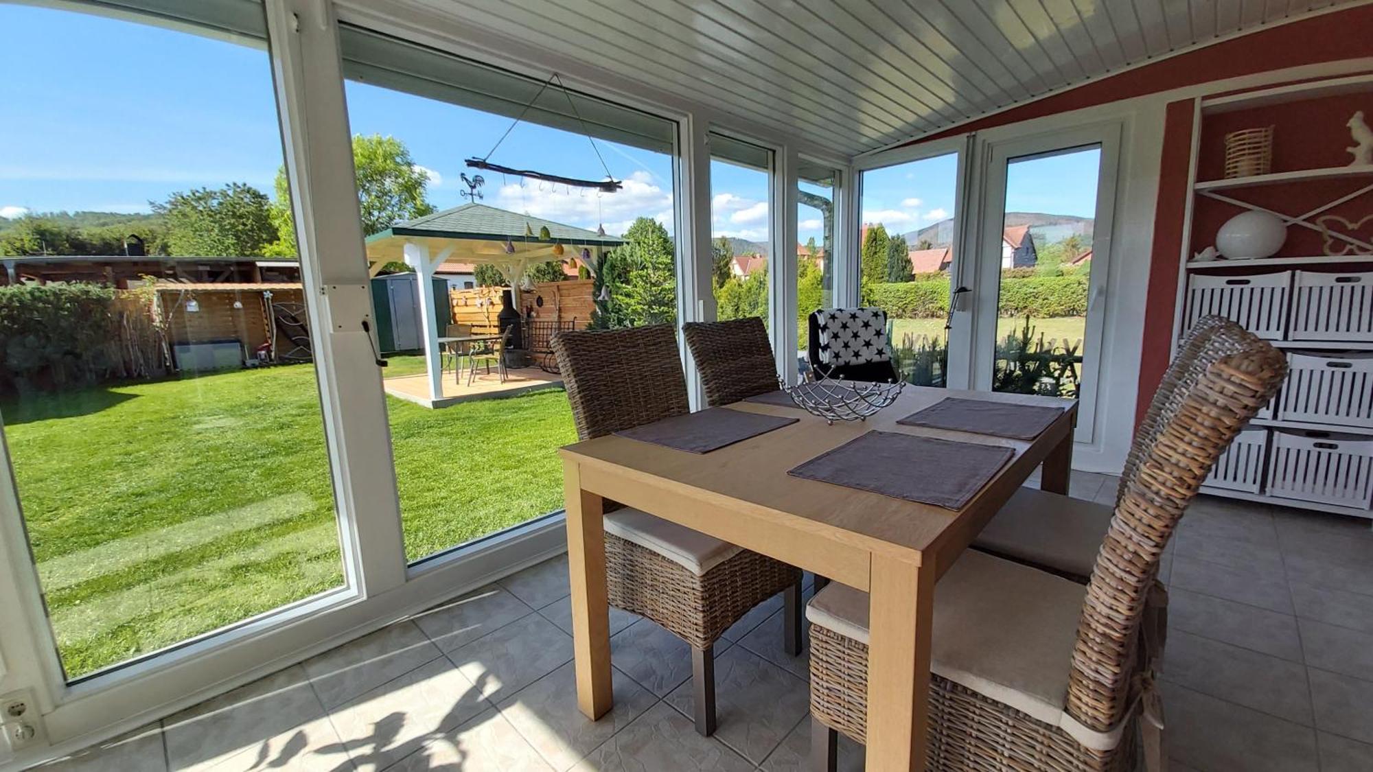 Ferienhaus Zur Lehns Mit Garten Am Harz Ilsenburg Exterior foto